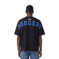 MLB LOS ANGELES DODGERS WINGSPAN MEN'S CJ DROP SHOULDER TEE (BLACK/DODGER BLUE)