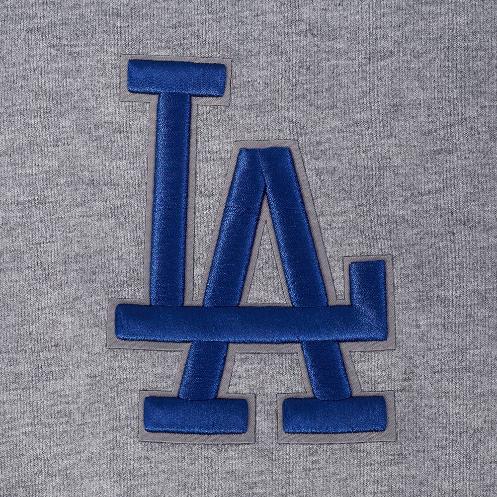 MLB LOS ANGELES DODGERS WINGSPAN MEN'S CJ DROP SHOULDER TEE (DARK HEATHER GRAY)