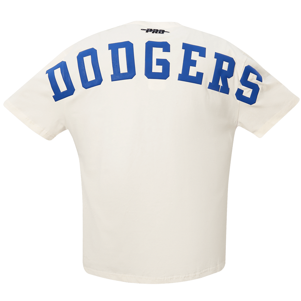MLB LOS ANGELES DODGERS WINGSPAN MEN'S CJ DROP SHOULDER TEE (EGGSHELL)