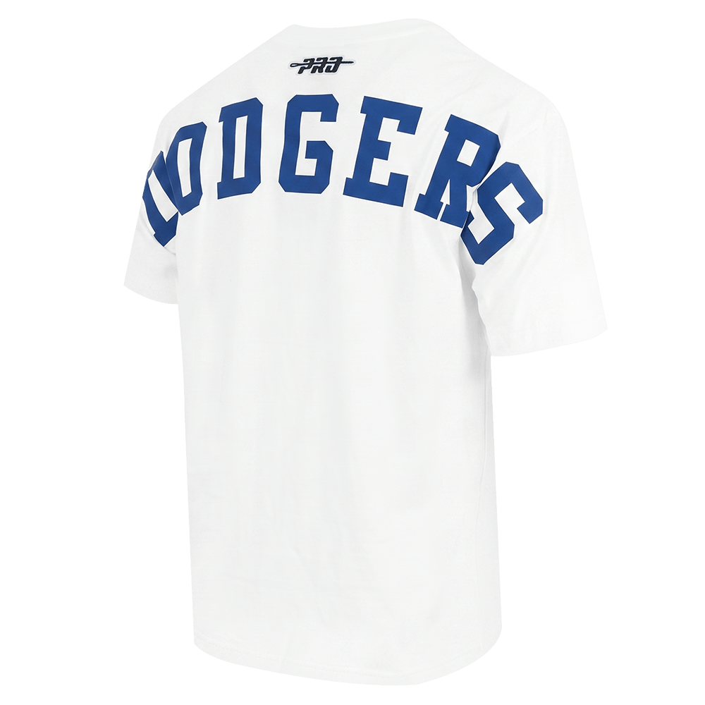 MLB LOS ANGELES DODGERS WINGSPAN MEN'S CJ DROP SHOULDER TEE (WHITE)
