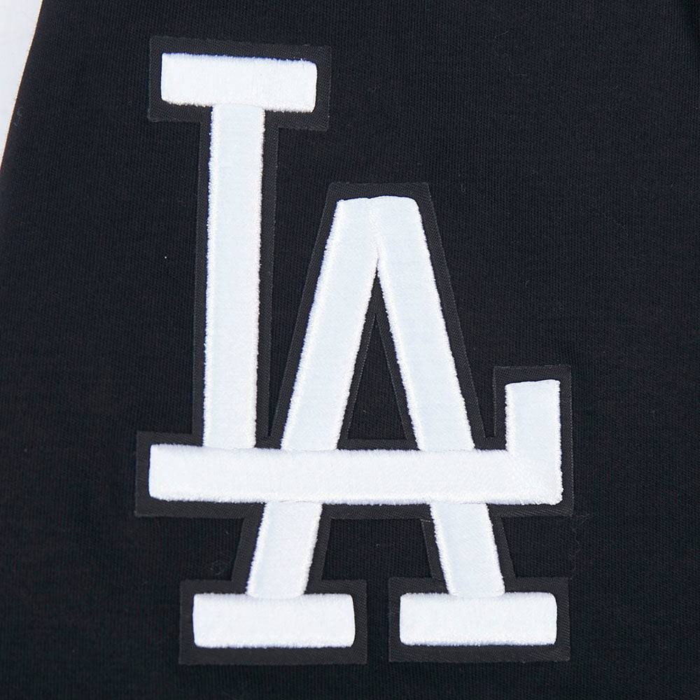 MLB LOS ANGELES DODGERS CLASSIC CHENILLE MEN'S SS PO HOODIE (BLACK)