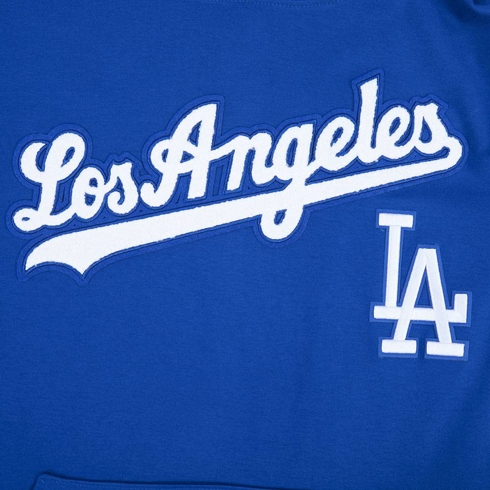 MLB LOS ANGELES DODGERS CLASSIC CHENILLE MEN'S SS PO HOODIE (DODGER BLUE)