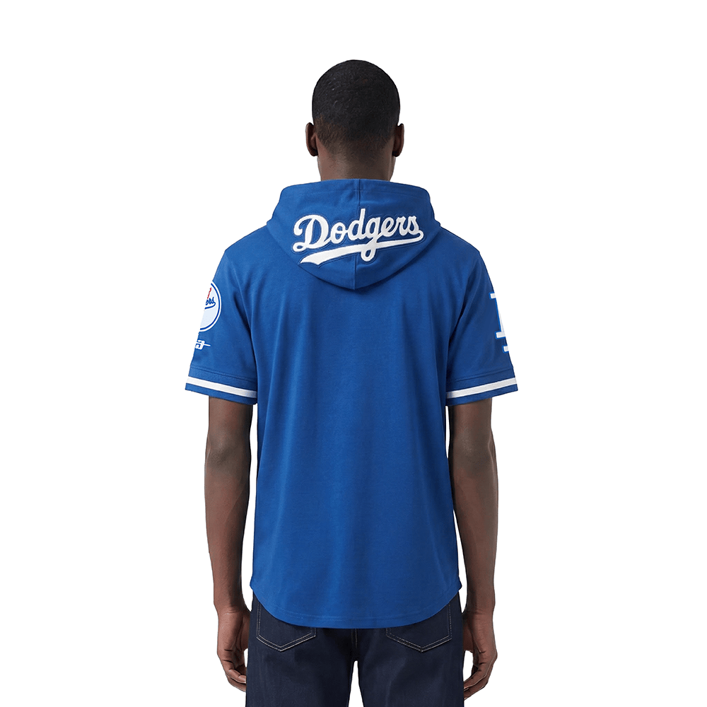 MLB LOS ANGELES DODGERS CLASSIC CHENILLE MEN'S SS PO HOODIE (DODGER BLUE)