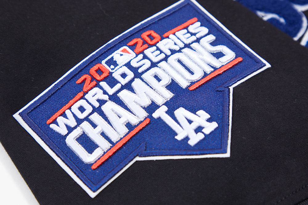 MLB LOS ANGELES DODGERS CLASSIC CHENILLE MEN'S S/S TEE (BLACK)