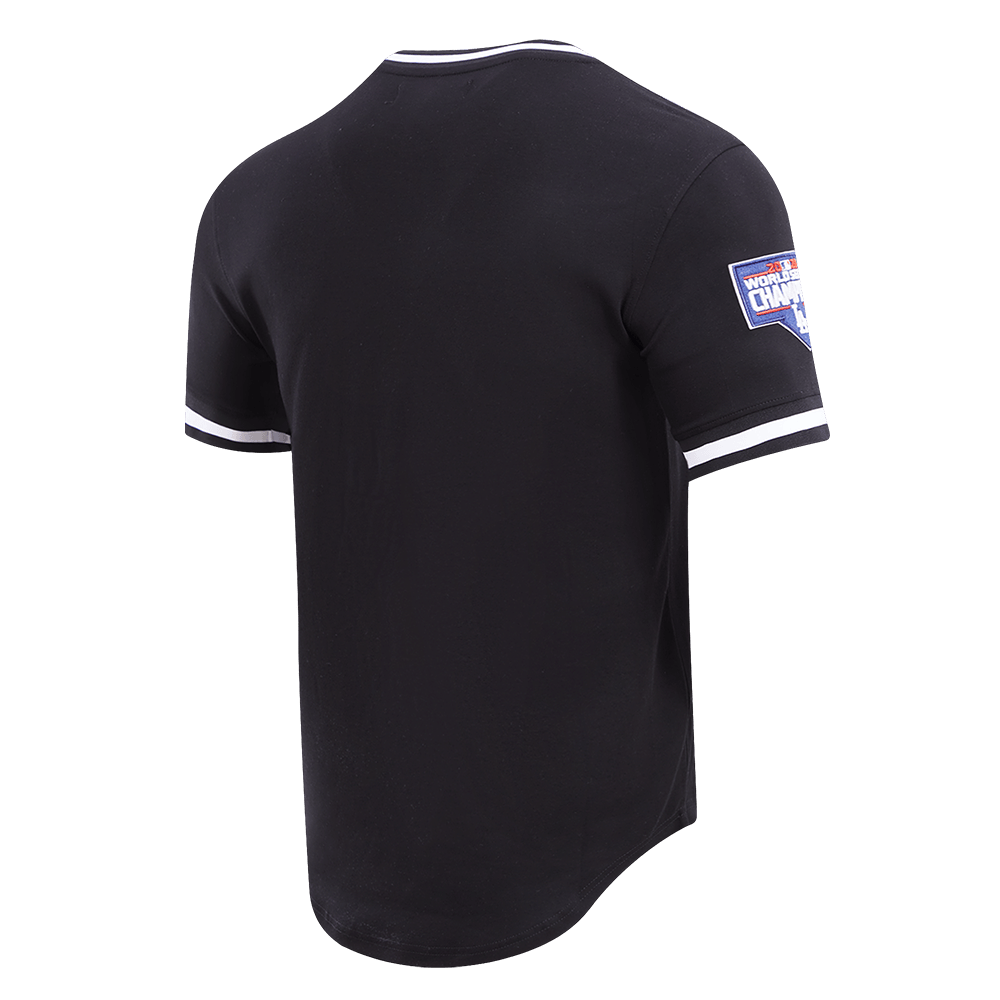 MLB LOS ANGELES DODGERS CLASSIC CHENILLE MEN'S S/S TEE (BLACK)