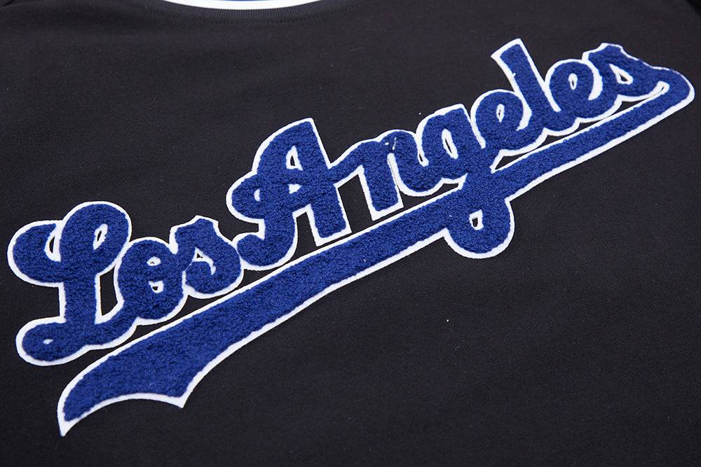 MLB LOS ANGELES DODGERS CLASSIC CHENILLE MEN'S S/S TEE (BLACK)