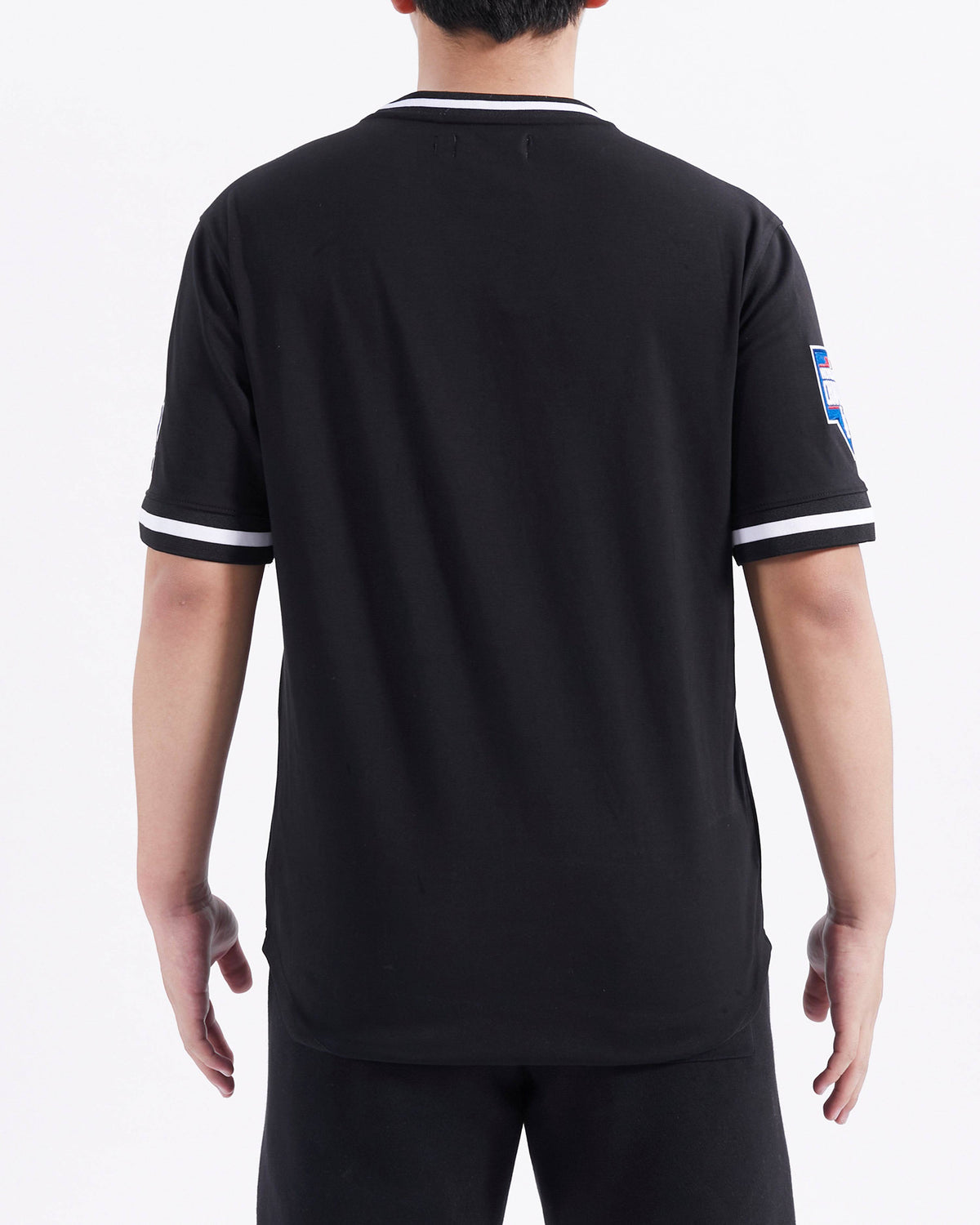MLB LOS ANGELES DODGERS CLASSIC CHENILLE MEN'S S/S TEE (BLACK)