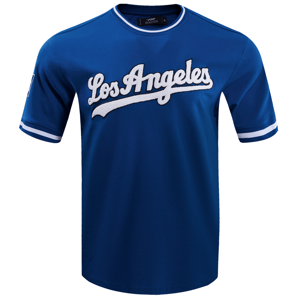 MLB LOS ANGELES DODGERS CLASSIC CHENILLE MEN'S S/S TEE (DOGERS BLUE)