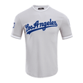 MLB LOS ANGELES DODGERS CLASSIC CHENILLE MEN'S S/S TEE (GRAY)