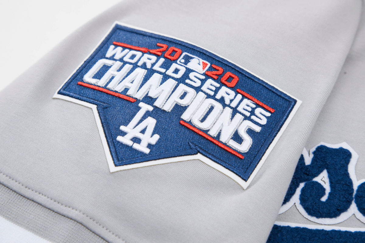 MLB LOS ANGELES DODGERS CLASSIC CHENILLE MEN'S S/S TEE (GRAY)