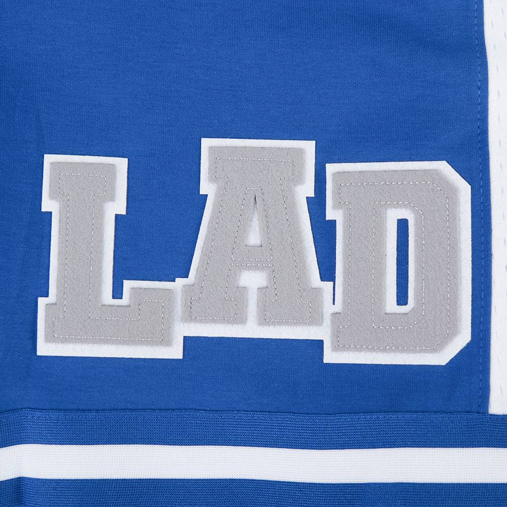MLB LOS ANGELES DODGERS LETTERMAN MEN'S ATHLETIC SHORT (DODGER BLUE)