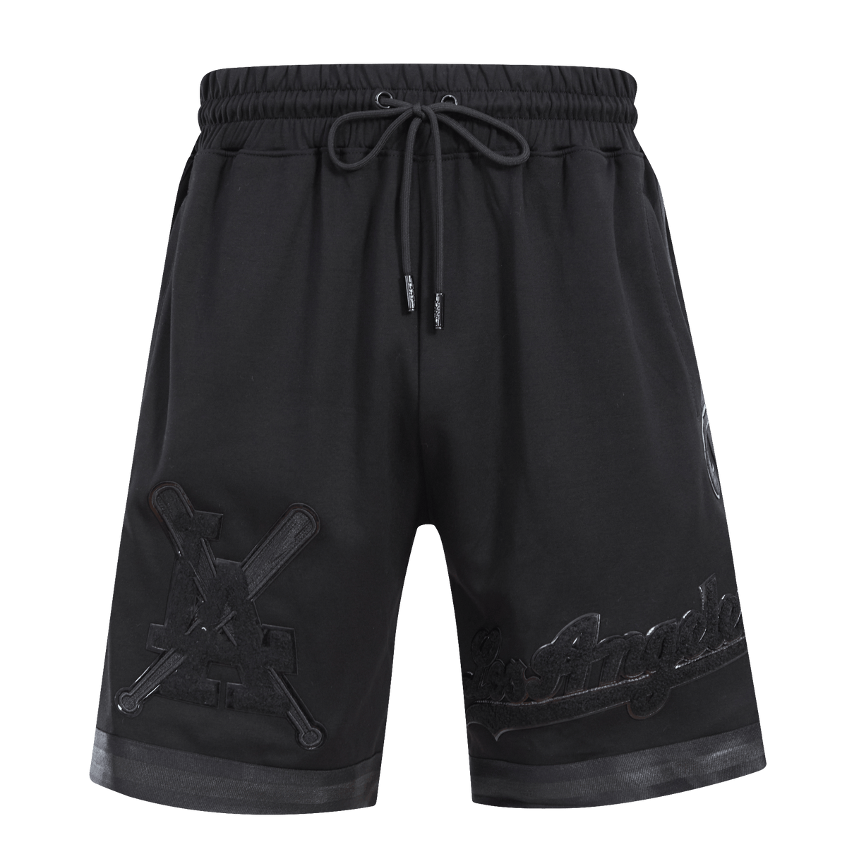 MLB LOS ANGELES DODGERS TRIPLE BLACK PRO TEAM MEN'S SHORT (BLACK)