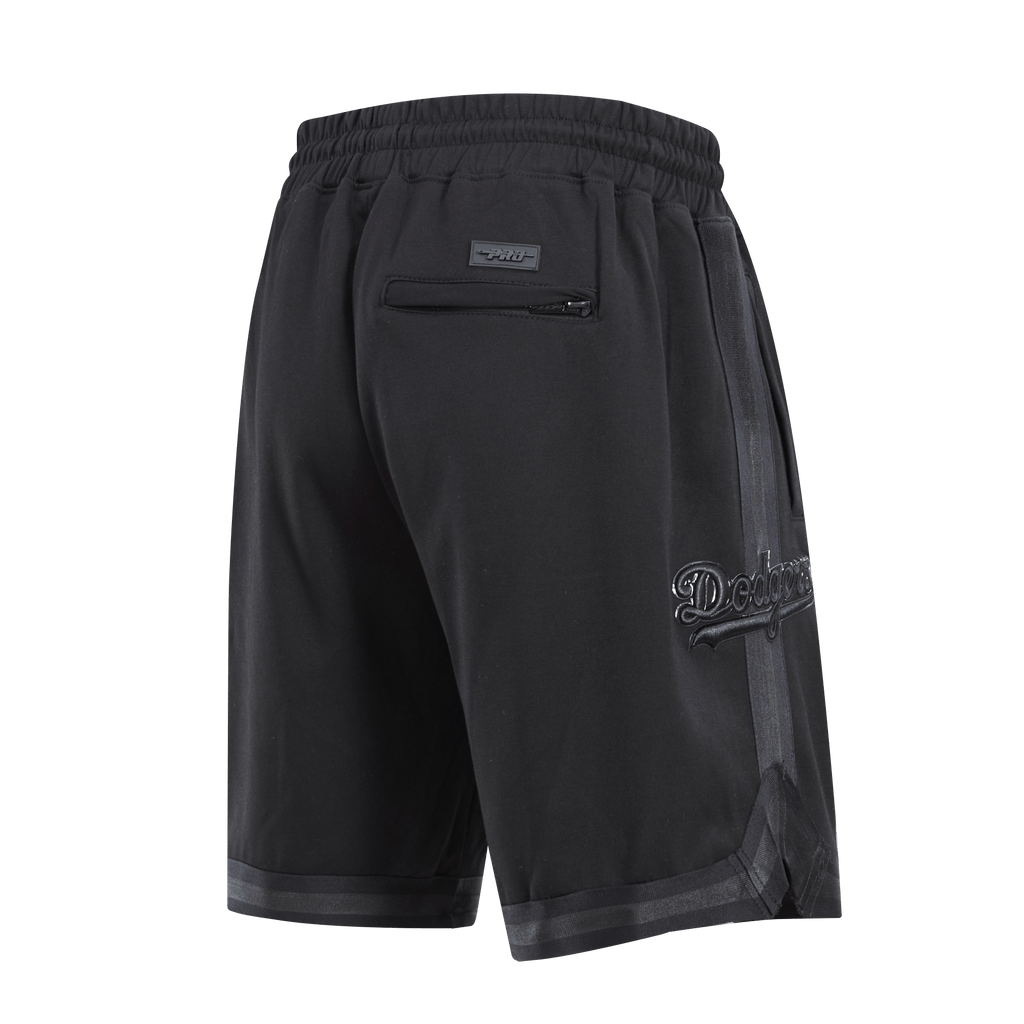 MLB LOS ANGELES DODGERS TRIPLE BLACK PRO TEAM MEN'S SHORT (BLACK)