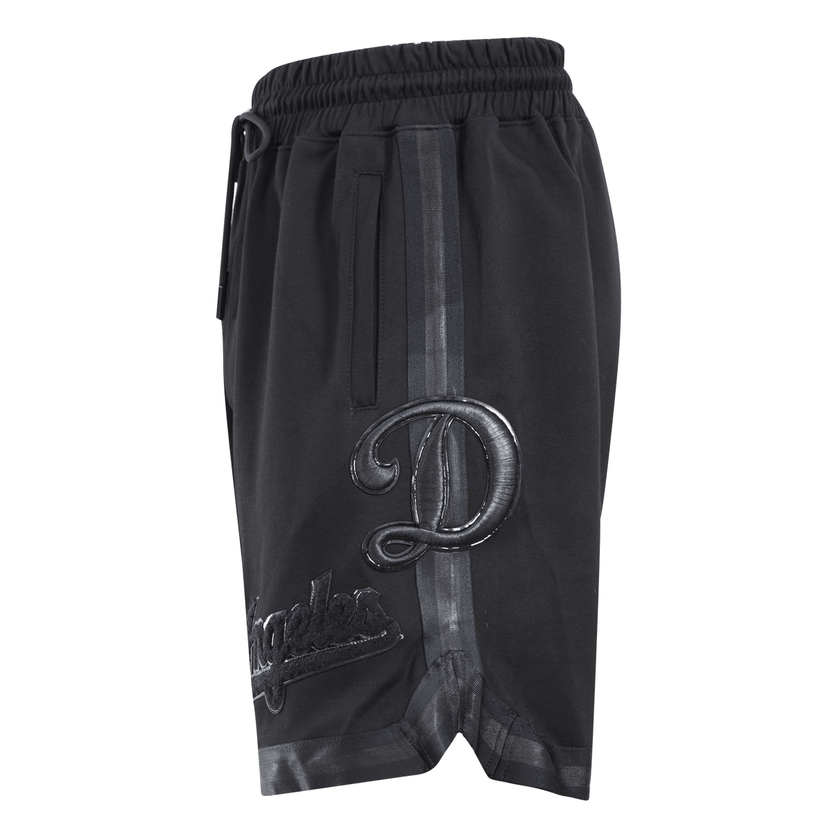 MLB LOS ANGELES DODGERS TRIPLE BLACK PRO TEAM MEN'S SHORT (BLACK)