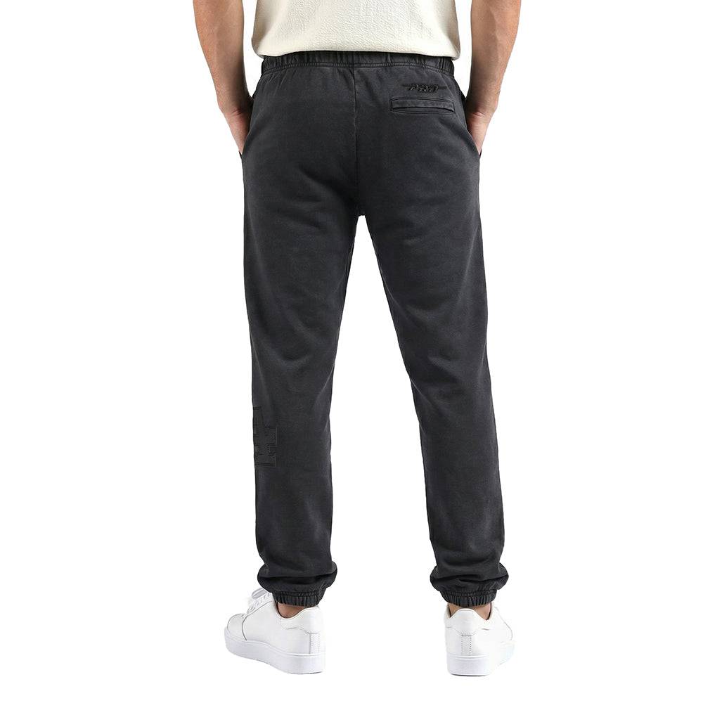 MLB LOS ANGELES DODGERS WASHED VANGUARD CAMISETA RELAJADA PARA HOMBRE CON LAVADO ENZIMÁTICO (NEGRO DECALCADO)