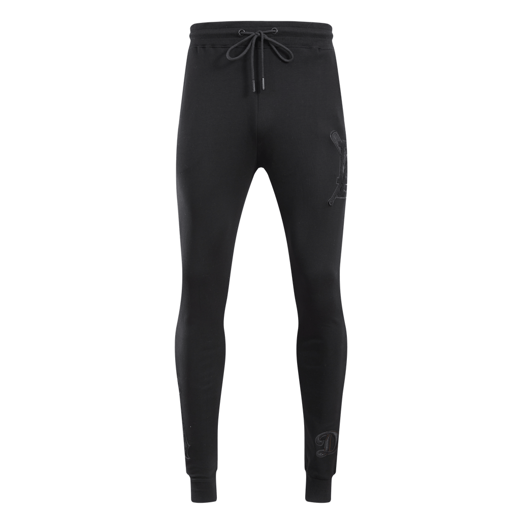 MLB LOS ANGELES DODGERS TRIPLE BLACK LOGO MEN'S JOGGER (BLACK)