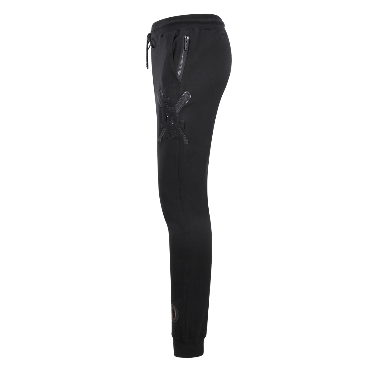 MLB LOS ANGELES DODGERS TRIPLE BLACK LOGO MEN'S JOGGER (BLACK)
