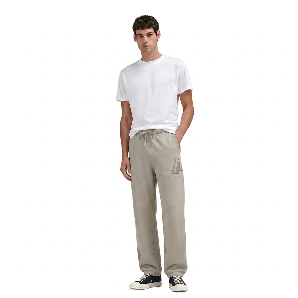 MLB LOS ANGELES DODGERS NEUTRAL FLEECE SWEATPANT (TAUPE)
