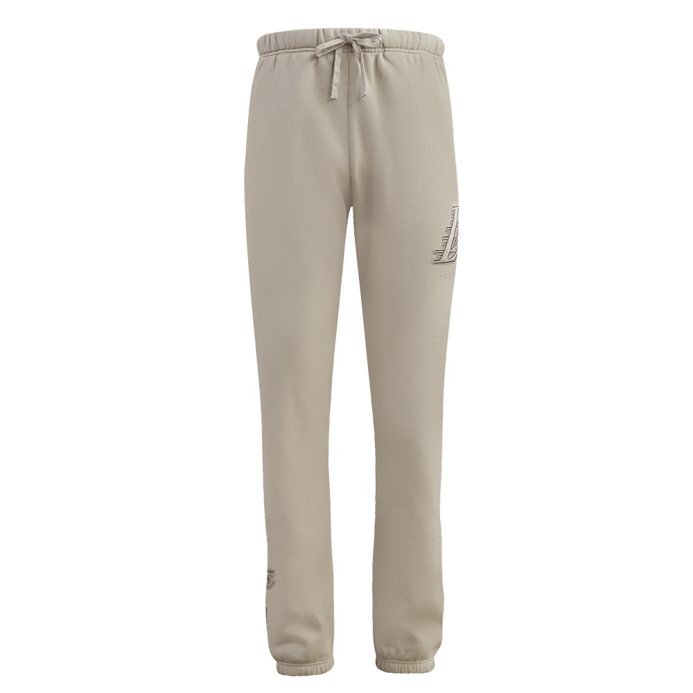 MLB LOS ANGELES DODGERS NEUTRAL FLEECE SWEATPANT (TAUPE)
