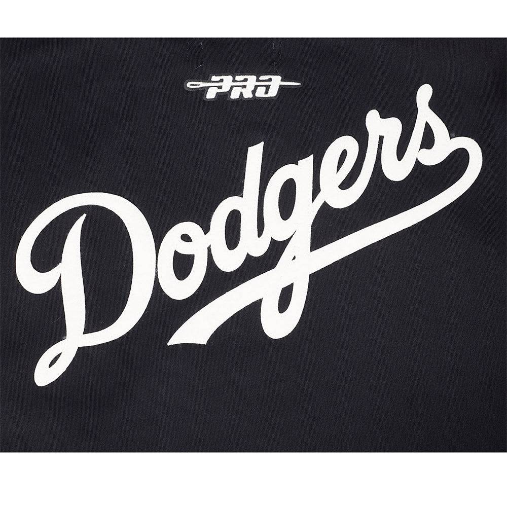 MLB LOS ANGELES DODGERS SUDADERA CON CAPUCHA FLC PO PARA HOMBRE MODERN ORIGINALS (NEGRA)