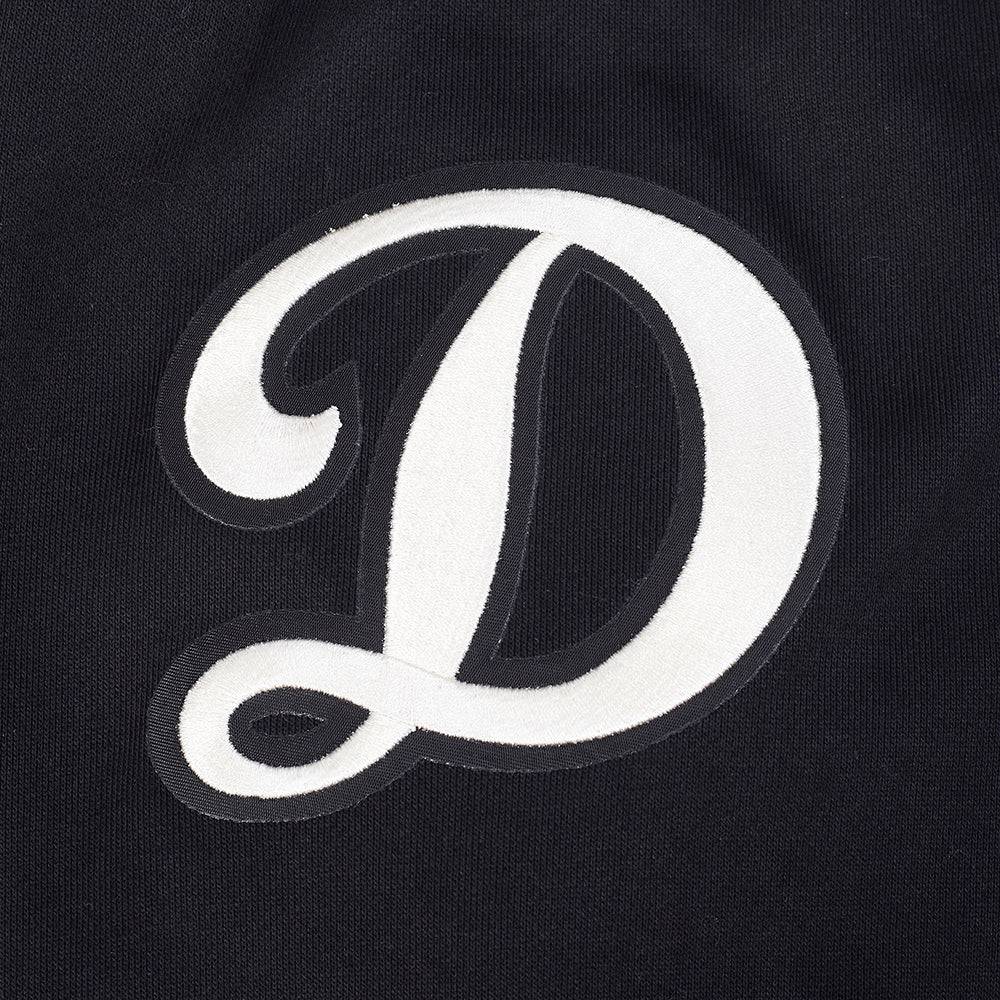 MLB LOS ANGELES DODGERS SUDADERA CON CAPUCHA FLC PO PARA HOMBRE MODERN ORIGINALS (NEGRA)