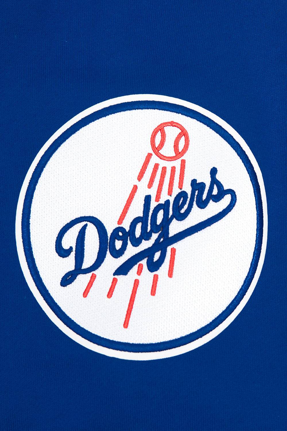 MLB LOS ANGELES DODGERS OLD ENGLISH MEN'S PULLOVER HOODIE (DODGER BLUE)