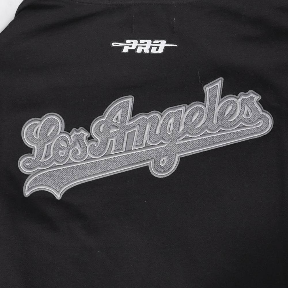 MLB LOS ANGELES DODGERS REVERSE FRENCH TERRY MEN'S COLORBLOCK FLEECE PULLOVER HOODIE