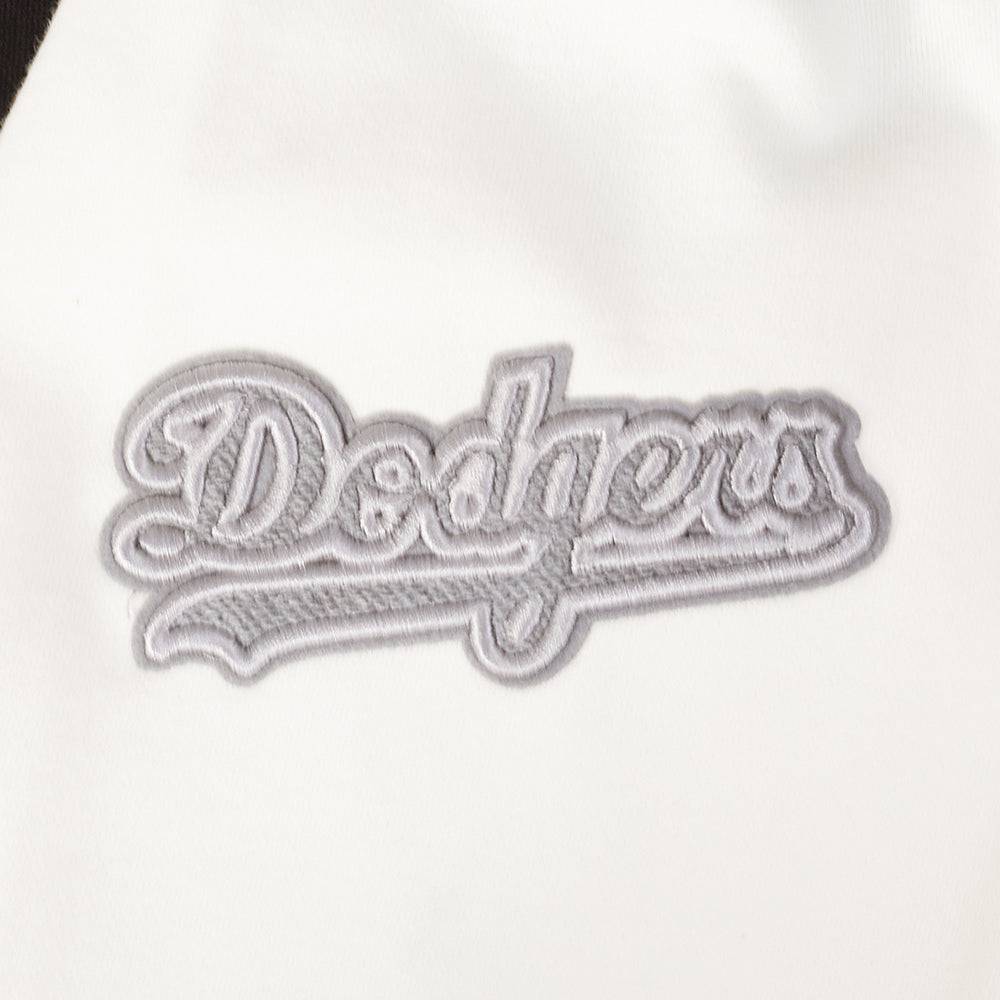 MLB LOS ANGELES DODGERS REVERSE FRENCH TERRY MEN'S COLORBLOCK FLEECE PULLOVER HOODIE