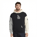 MLB LOS ANGELES DODGERS REVERSE FRENCH TERRY MEN'S COLORBLOCK FLEECE PULLOVER HOODIE
