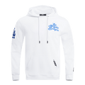 MLB LOS ANGELES DODGERS SOUVENIR MEN'S FLEECE PULLOVER HOODIE (WHITE)