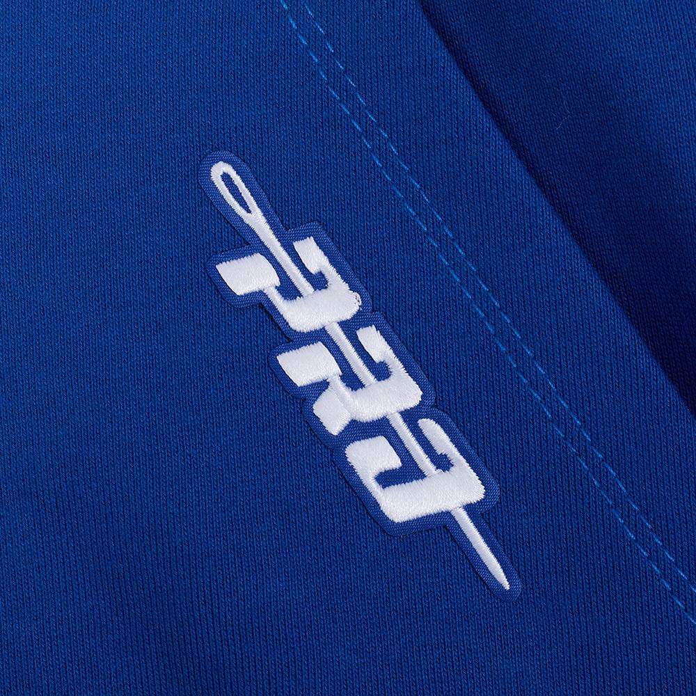 MLB LOS ANGELES DODGERS REBEL ATHLETICS MEN'S FLC PO HOODIE (DODGER BLUE)