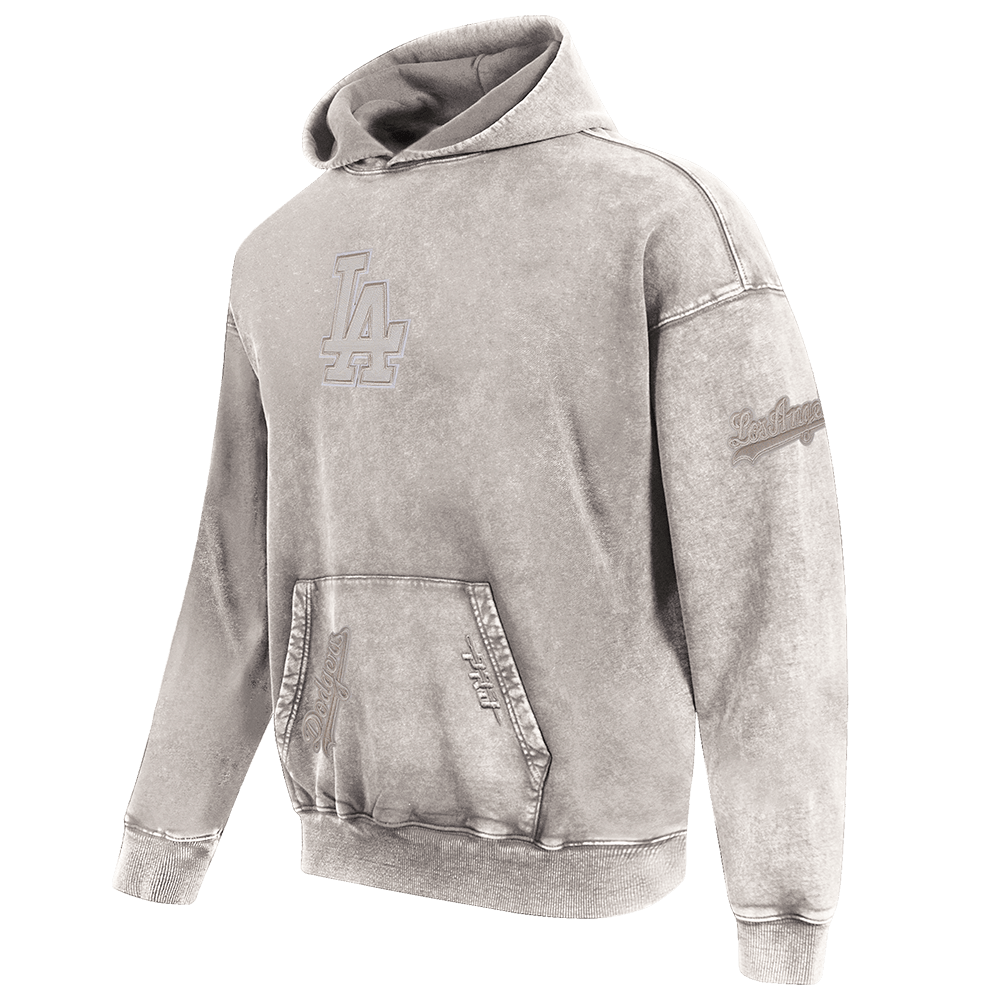 MLB LOS ANGELES DODGERS WASHED CLASSIC MEN'S ENZYME WASH DROP SHOULDER TEE (WASHED WARM SLATE)