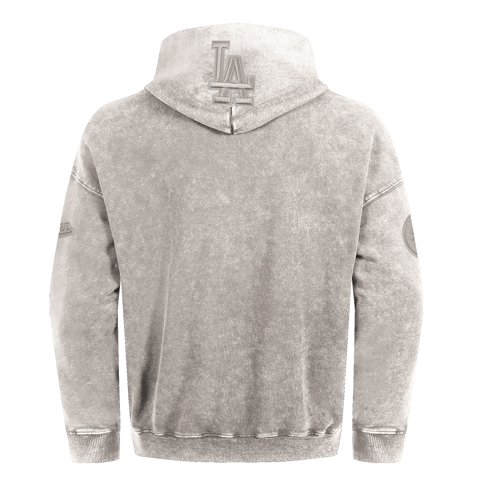 MLB LOS ANGELES DODGERS WASHED CLASSIC MEN'S ENZYME WASH DROP SHOULDER TEE (WASHED WARM SLATE)