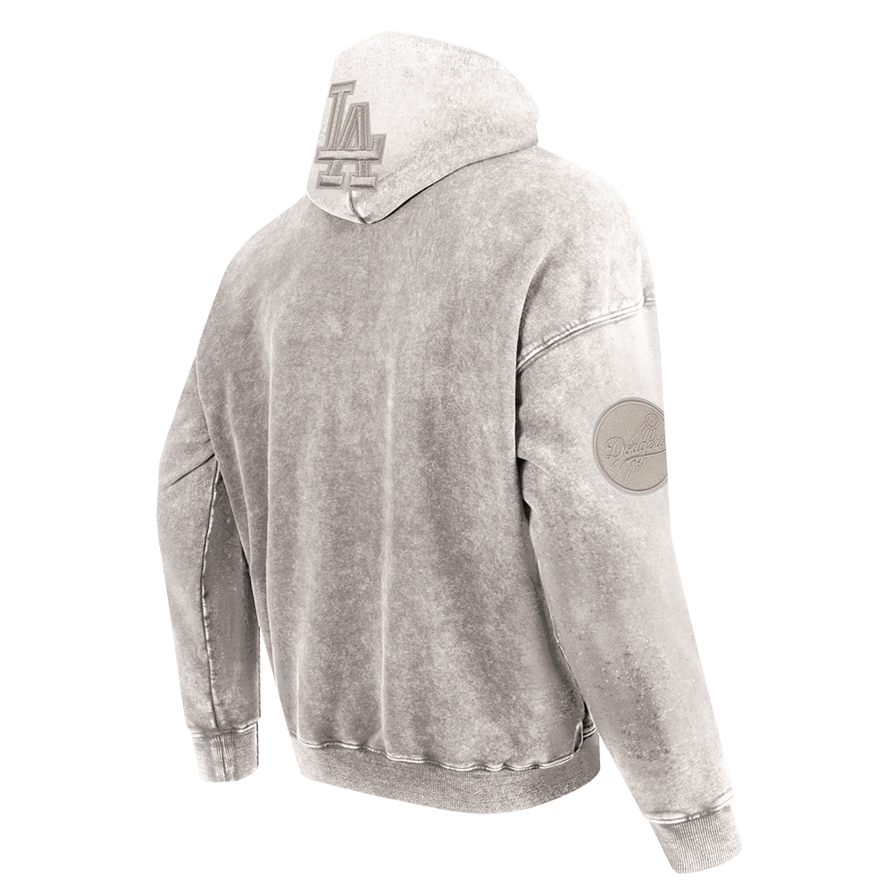 MLB LOS ANGELES DODGERS WASHED CLASSIC MEN'S ENZYME WASH DROP SHOULDER TEE (WASHED WARM SLATE)