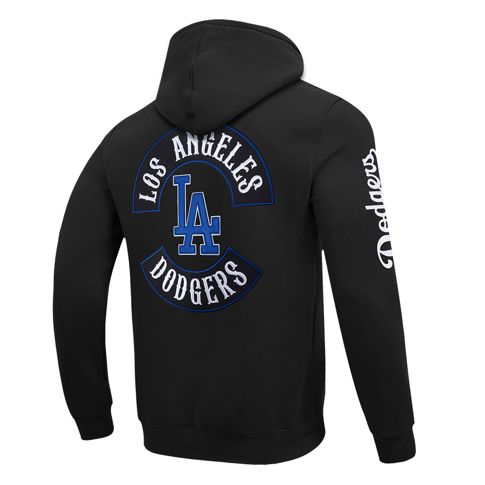 MLB LOS ANGELES DODGERS BORN FOR SPORT MEN'S FLC PO HOODIE (BLACK)