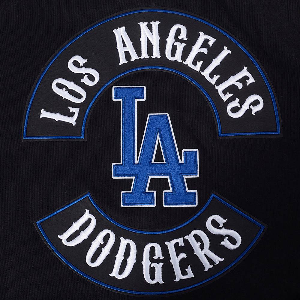 MLB LOS ANGELES DODGERS BORN FOR SPORT MEN'S FLC PO HOODIE (BLACK)