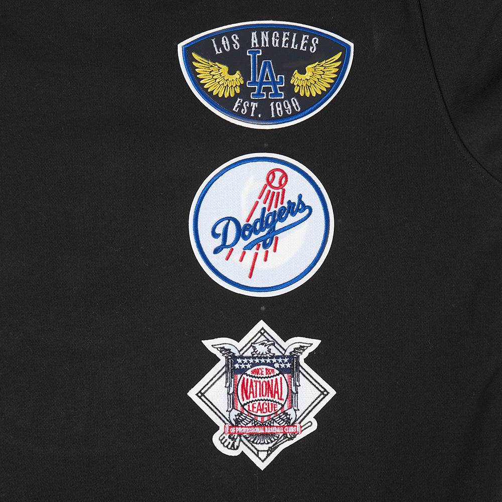 MLB LOS ANGELES DODGERS BORN FOR SPORT SUDADERA DE CUELLO REDONDO FLC PARA HOMBRE (NEGRA)