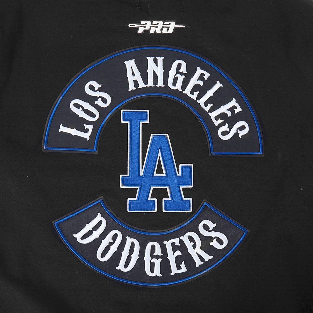 MLB LOS ANGELES DODGERS BORN FOR SPORT SUDADERA DE CUELLO REDONDO FLC PARA HOMBRE (NEGRA)