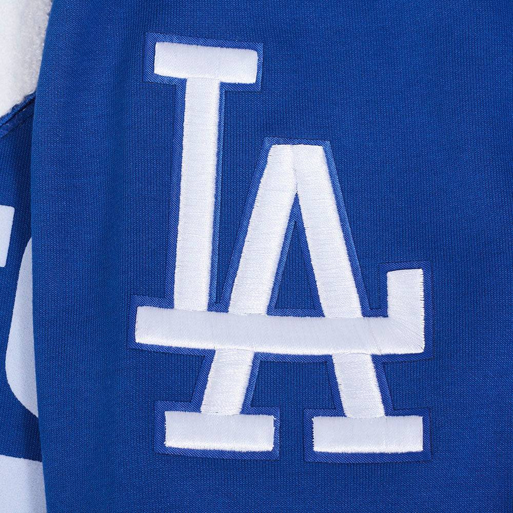 MLB LOS ANGELES DODGERS MOOKIE BETTS #50 CLASSIC MEN'S DOUBLE KNIT PULLOVER HOODIE (DODGER BLUE)