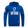 MLB LOS ANGELES DODGERS SHOHEI OHTANI #17 SUDADERA CON CAPUCHA DE MANGA LARGA CLÁSICA PARA HOMBRE (AZUL DODGER)