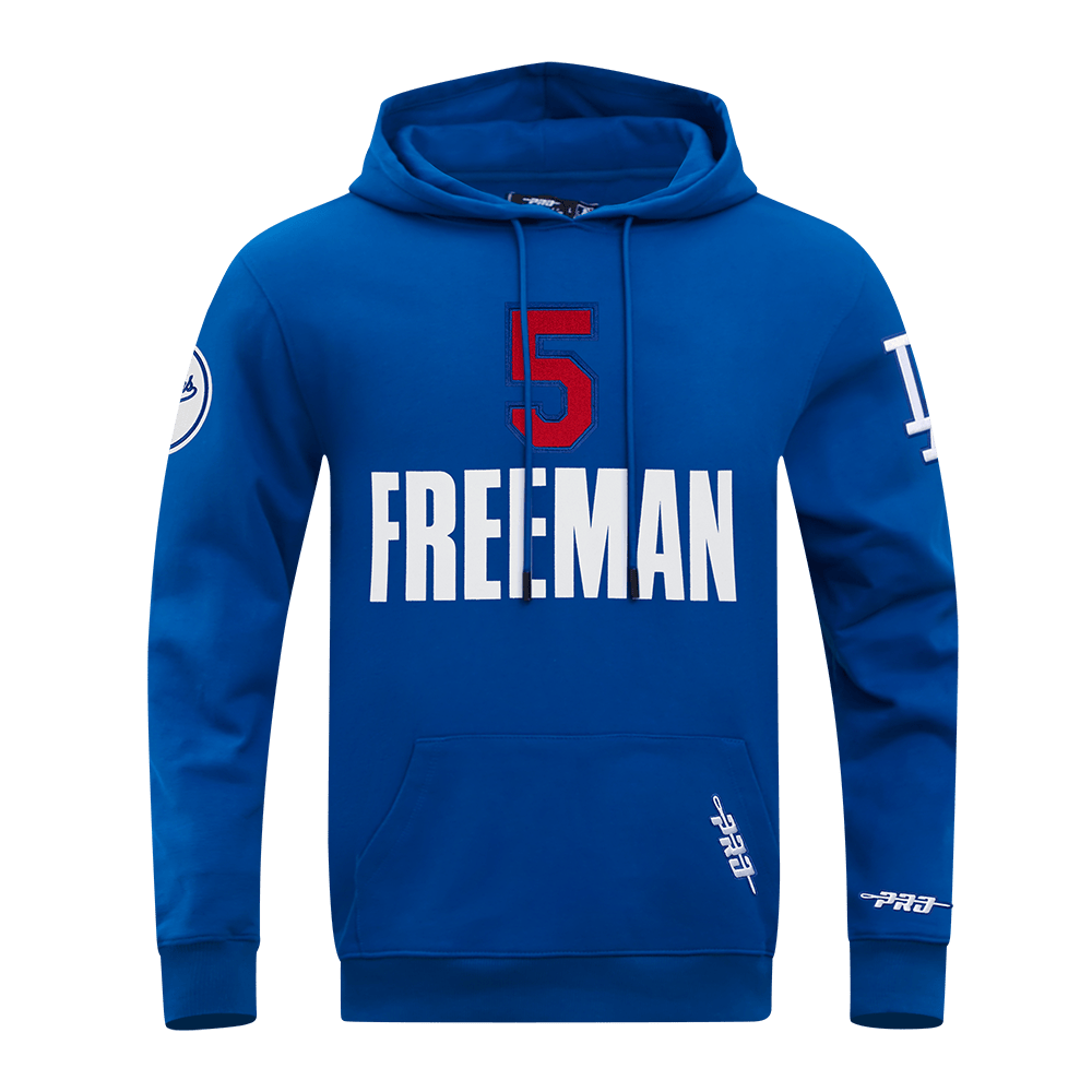 MLB LOS ANGELES DODGERS FREDDIE FREEMAN #5 CLASSIC MEN'S PO HOODIE (DODGER BLUE)