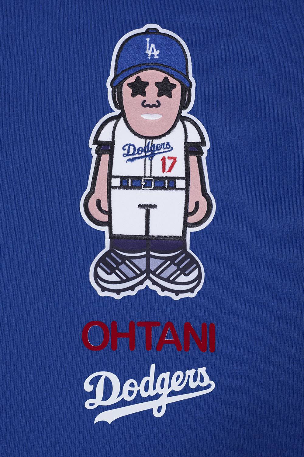 MLB LOS ANGELES DODGERS SHOHEI OHTANI #17 AVATAR MEN'S FLC PO HOODIE (DODGER BLUE)