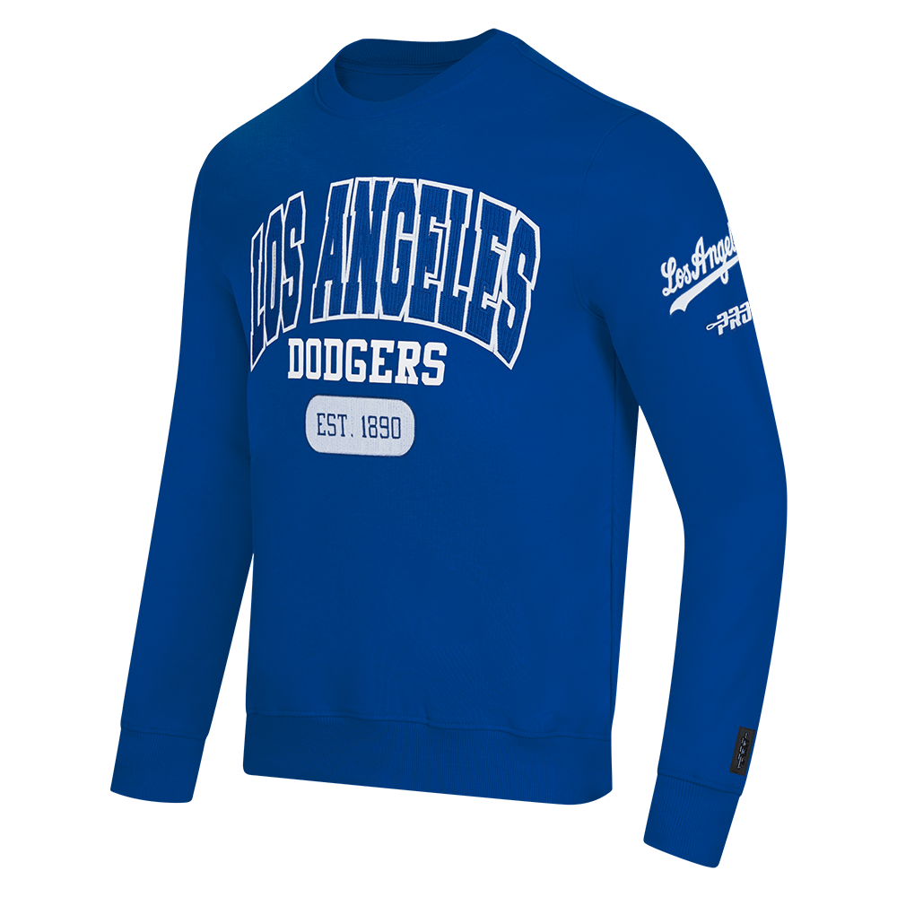 MLB LOS ANGELES DODGERS CITY ARCH MEN'S FLC CREWNECK (DODGER BLUE)