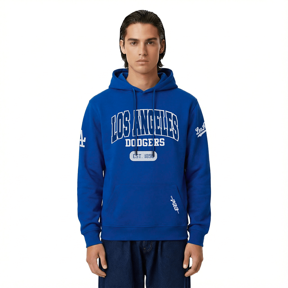MLB LOS ANGELES DODGERS CITY ARCH MEN'S FLC PO HOODIE (DODGER BLUE)
