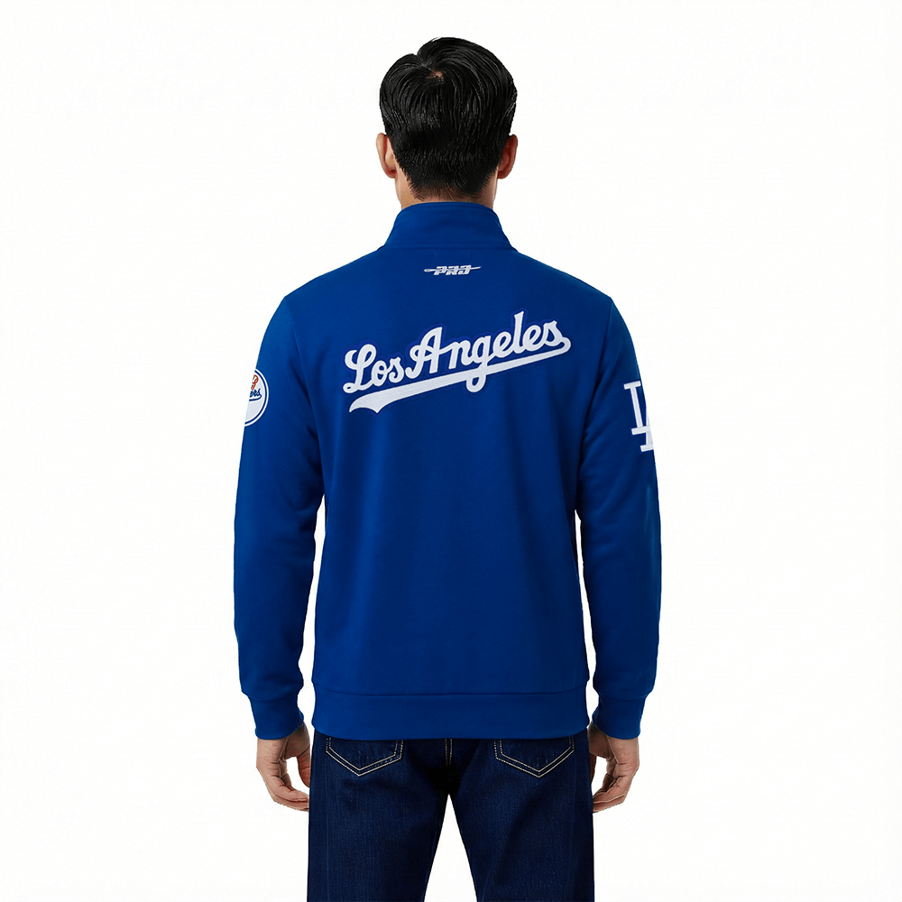 MLB LOS ANGELES DODGERS CITY ARCH MEN'S FLC 1/4 ZIP (DODGER BLUE)