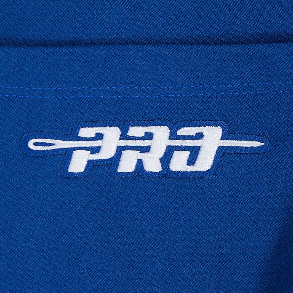 MLB LOS ANGELES DODGERS LETTERMAN MEN'S PULL OVER HOODIE (DODGER BLUE)