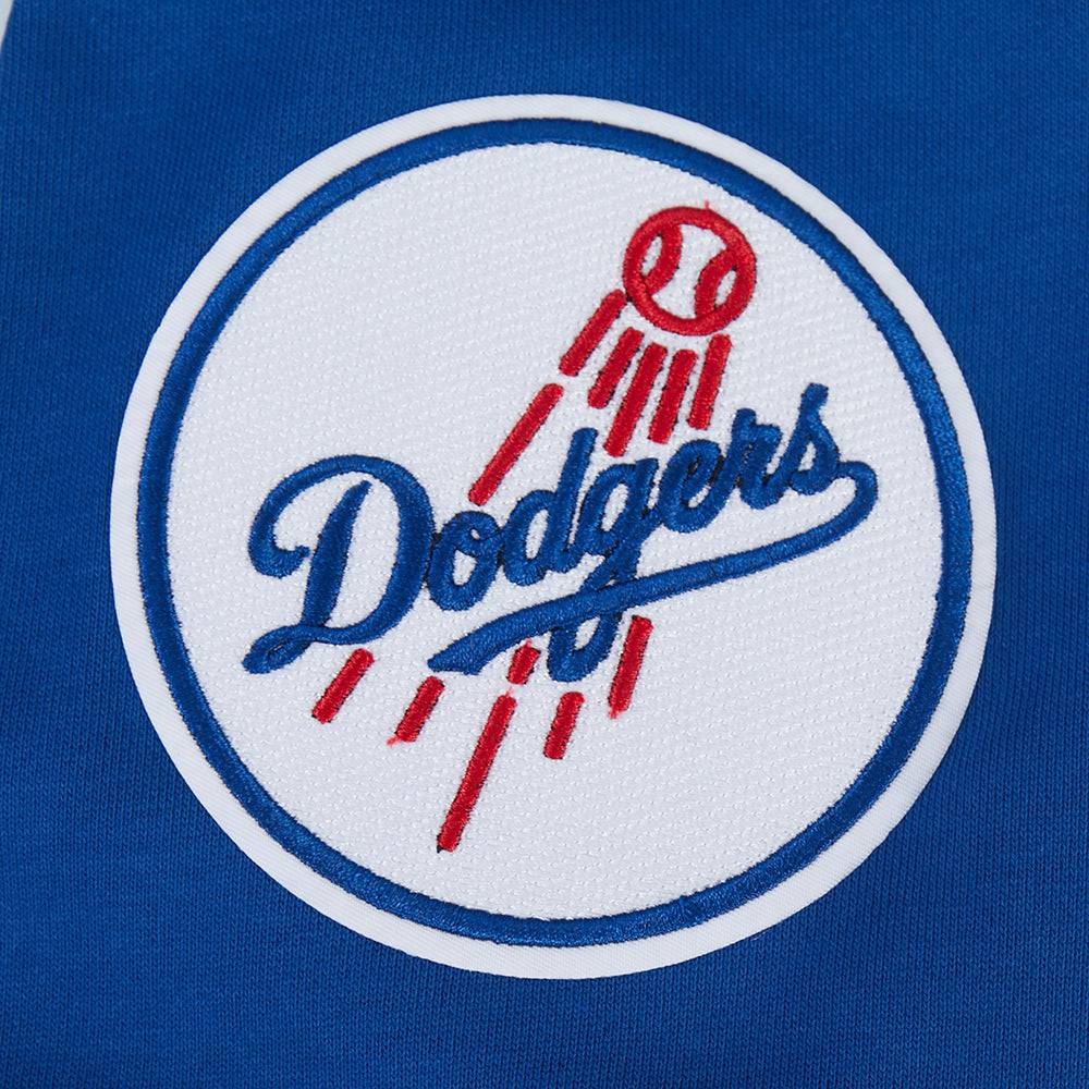 MLB LOS ANGELES DODGERS LETTERMAN MEN'S PULL OVER HOODIE (DODGER BLUE)