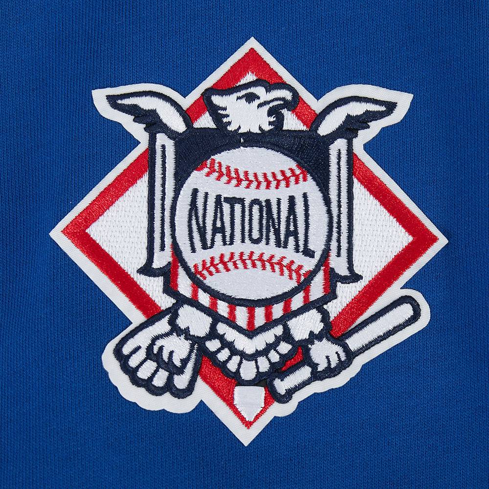MLB LOS ANGELES DODGERS LETTERMAN MEN'S PULL OVER HOODIE (DODGER BLUE)