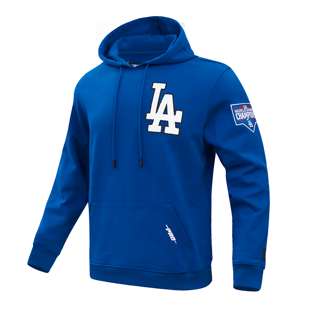 MLB LOS ANGELES DODGERS CLASSIC CHENILLE MEN'S PULLOVER HOODIE (DOGERS BLUE)