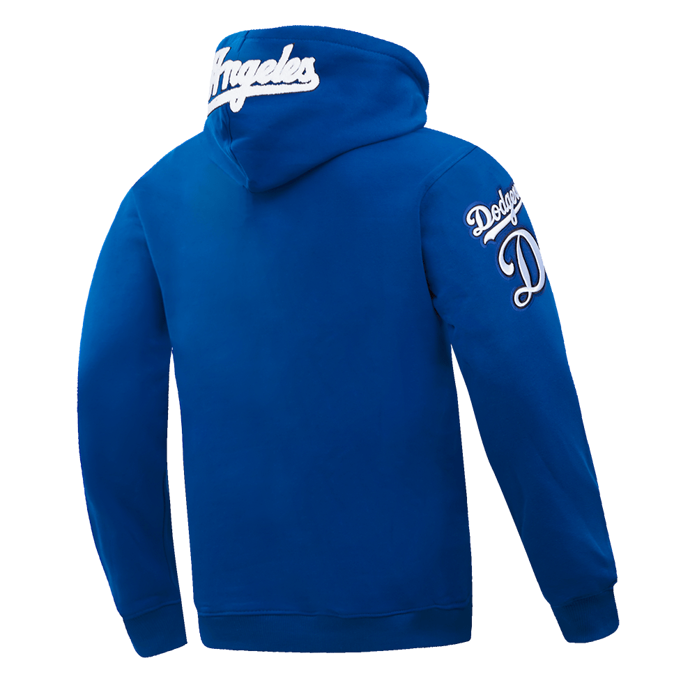 MLB LOS ANGELES DODGERS CLASSIC CHENILLE MEN'S PULLOVER HOODIE (DOGERS BLUE)